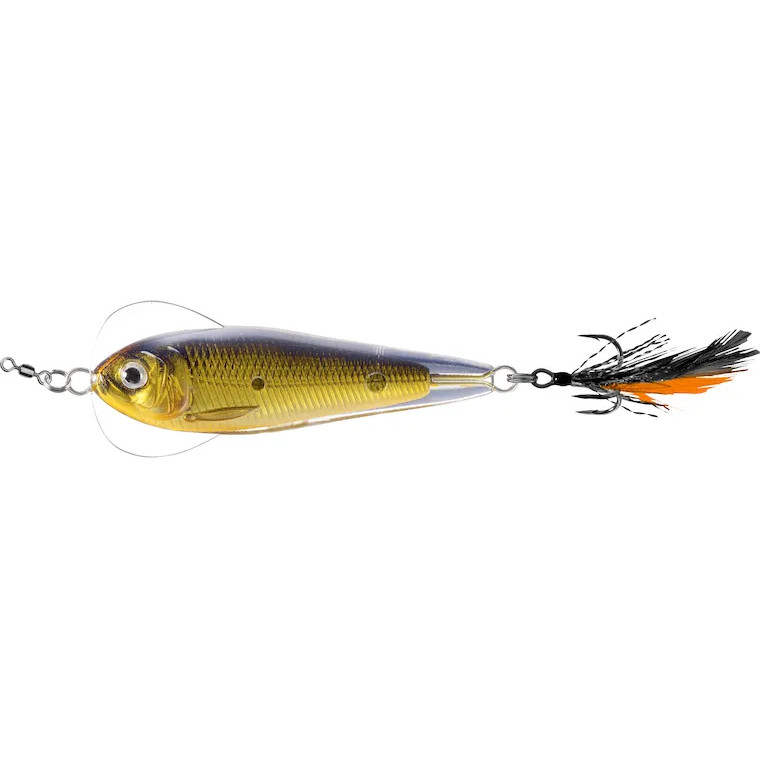 Lingurita Oscilanta Live Target Flutter Sardine, 5cm, 11g, Gold-Black