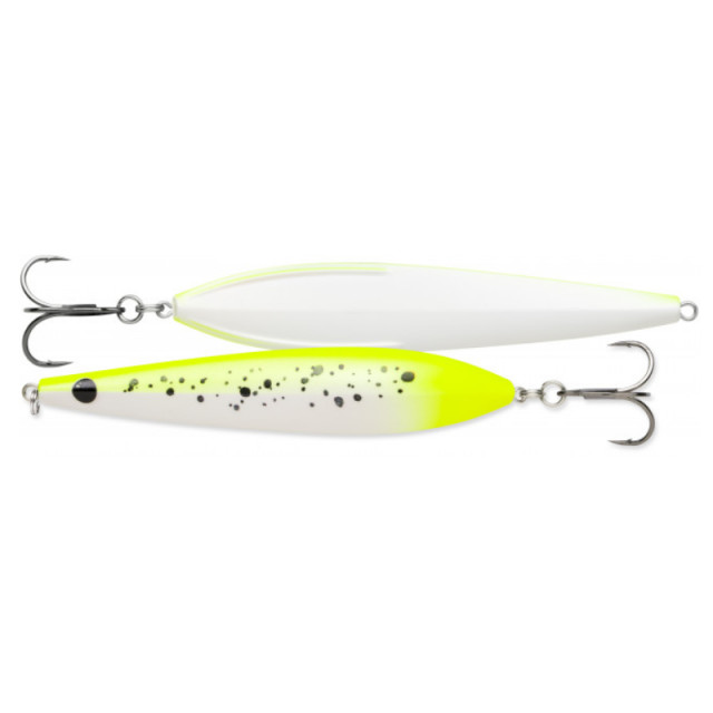 Lingurita Oscilanta Rapala Kallan, culoare Silver Fluorescent Chartreuse, 11cm, 26g