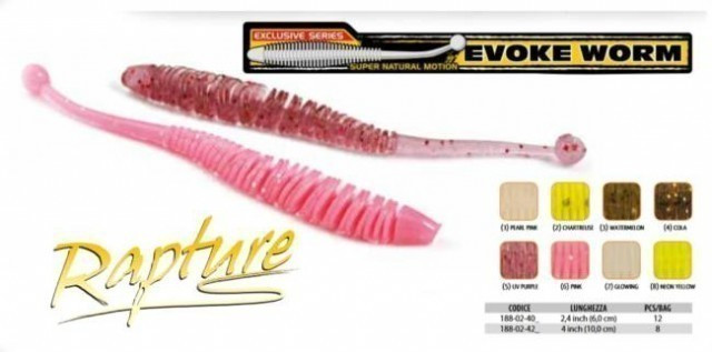 Rapture Naluca Evoke Worm Cola 6cm, 12buc/plic