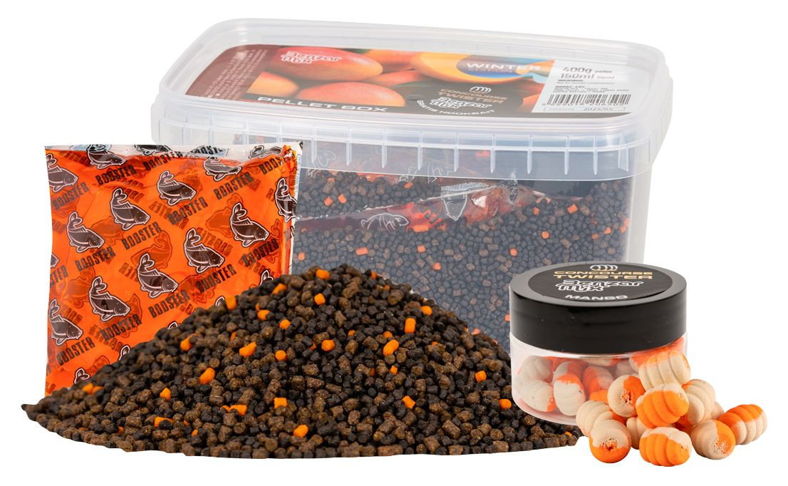 Pelete Benzar Mix Winter Pellet Box + Aroma + Wafters Benzar Twister (Aroma: Mango)