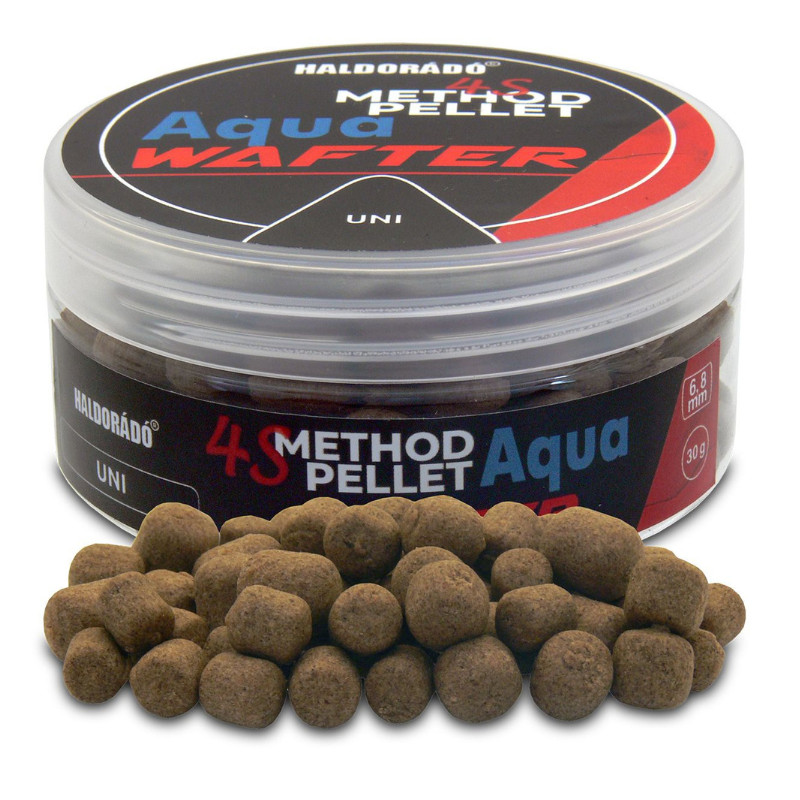 Pelete Haldorado 4S Method Pellet Aqua Wafter, 6-8mm, 30g (Varianta: Uni + Classic)