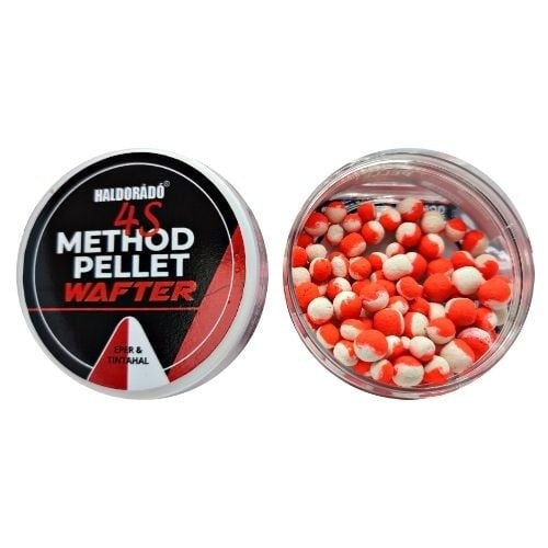 Pellet Wafter Haldorado 4S Method, 6-9mm, 30g (Aroma: Usturoi - Chili) - 1 | YEO