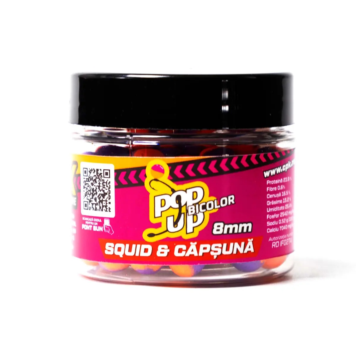 Pop Up Bicolor CPK, 8mm, 15g (Aroma: Tutti-Frutti) - 2 | YEO
