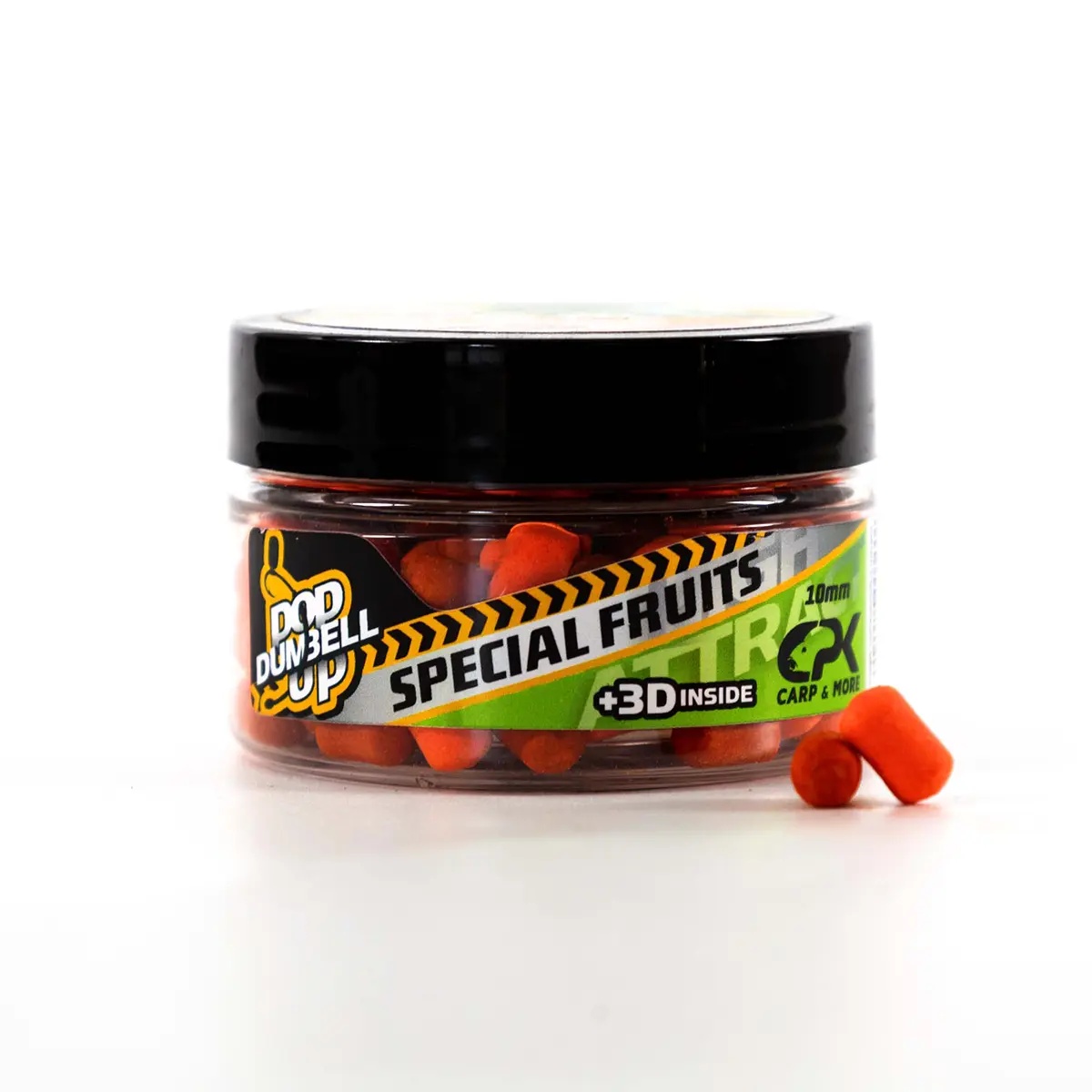 Pop Up de Carlig CPK Dumbell 3D, 10mm, 20g (Aroma: Special Fruits) - 2 | YEO