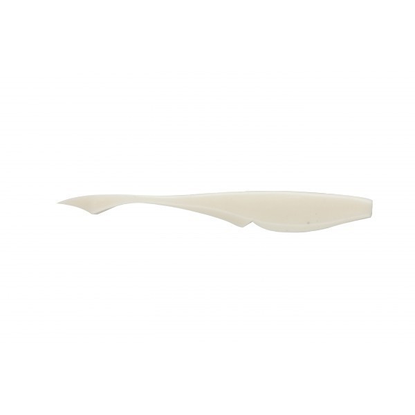 Shad Scorpitail Pearl White 13cm, 5buc/plic Biwaa