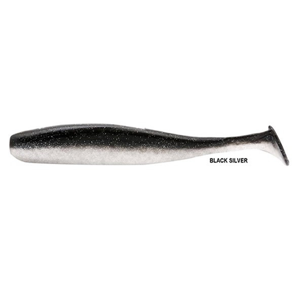 Shad Xciter Shad Black Silver 5cm 12buc/plic Rapture