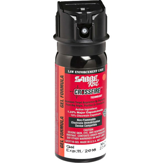 Spray autoaparare Sabre Crossfire piper gel, 50g