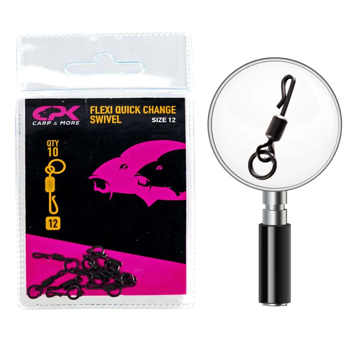 Vartej cu Anou CPK Flexi Quick Change Swivel, 10buc/plic (Marime vartej: Nr. 12) - 2 | YEO