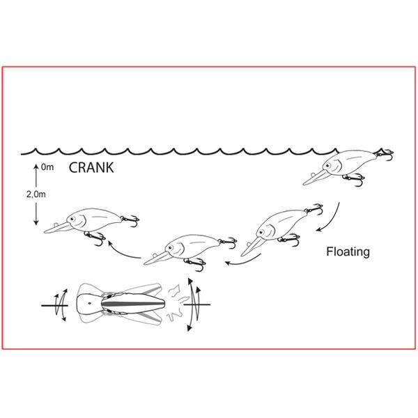 Vobler Cor F12 4CM/4,2G Carp Cormoran - 1 | YEO