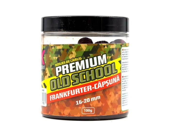 Boilies de Carlig CPK Old School Dumbells, 16-20mm (Aroma: Crab & Pruna)