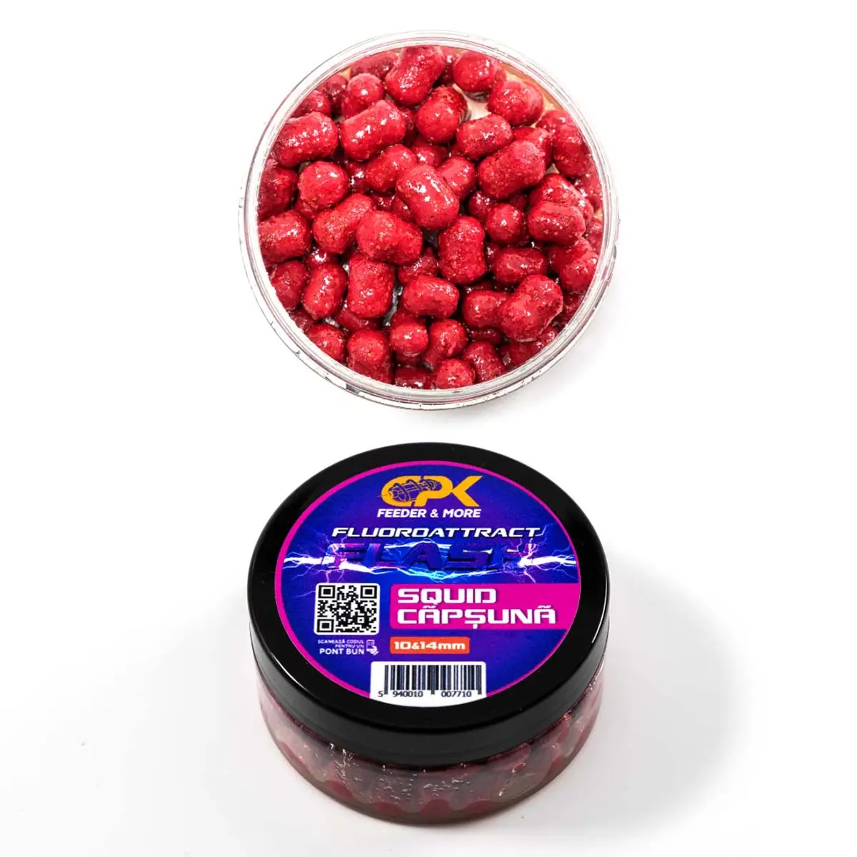 Boilies Tare de Cârlig CPK Fluoroattract, 16/20mm, 120g (Aroma: Atract + Crab&Pruna) - 3 | YEO