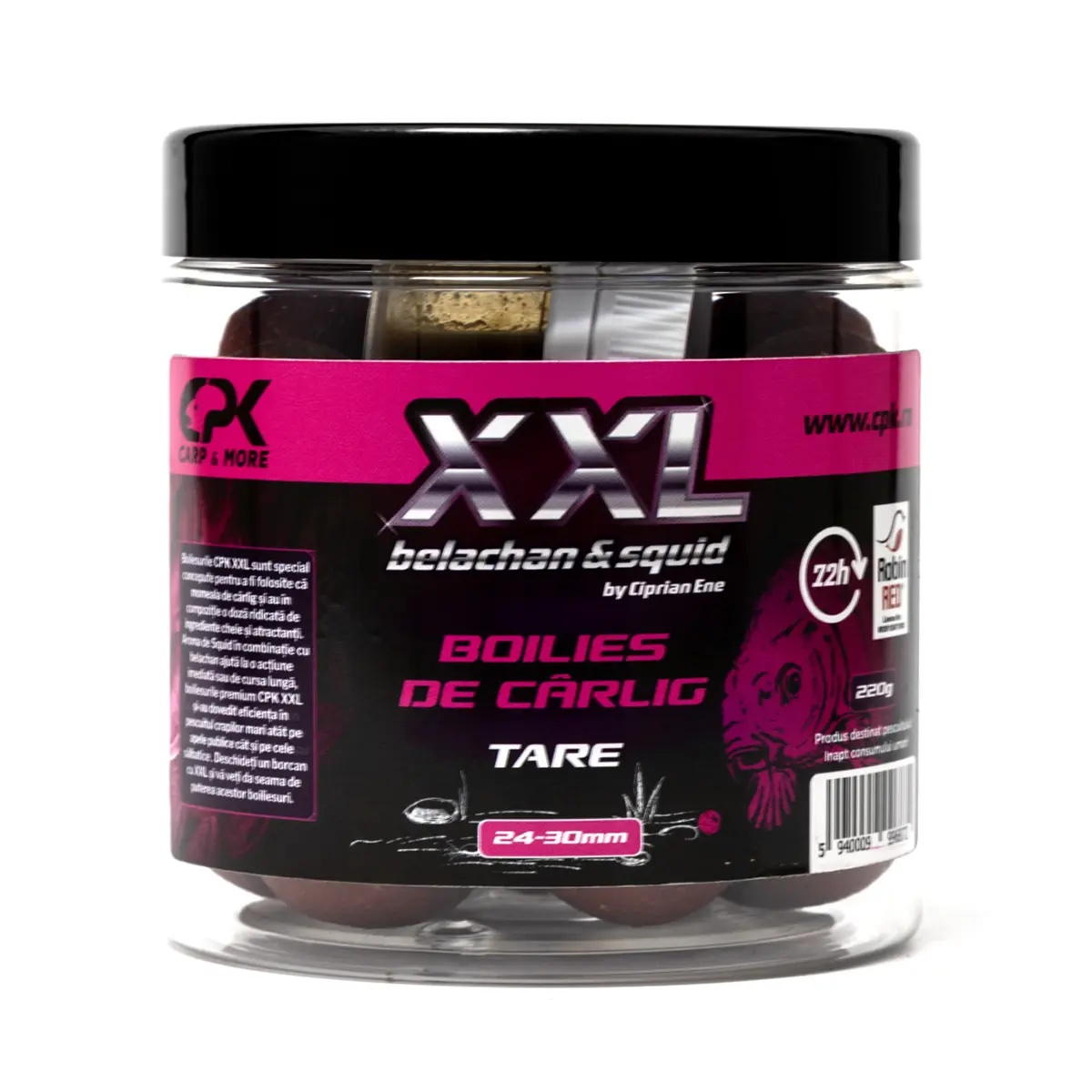 Boilies Tare de Carlig CPK XXL, 250g (Diametru pop-up: 24 & 30mm) - 1 | YEO