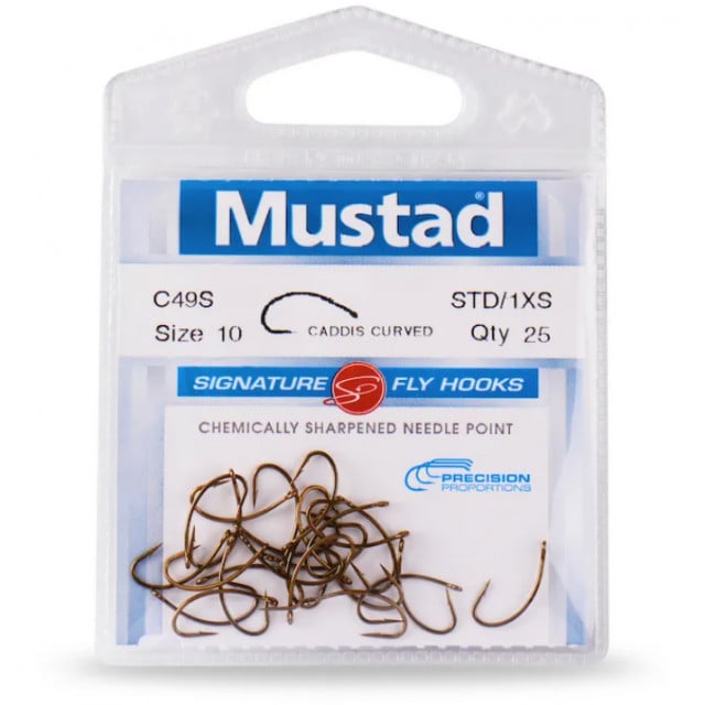 Carlige forjate musca Mustad C49S, 25buc (Marime Carlige: Nr. 14) - 1 | YEO