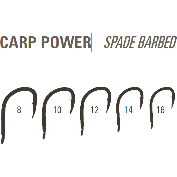 Carlige Mustad Power Carp MU16-60331NP, 10buc (Marime Carlige: Nr. 8) - 1 | YEO