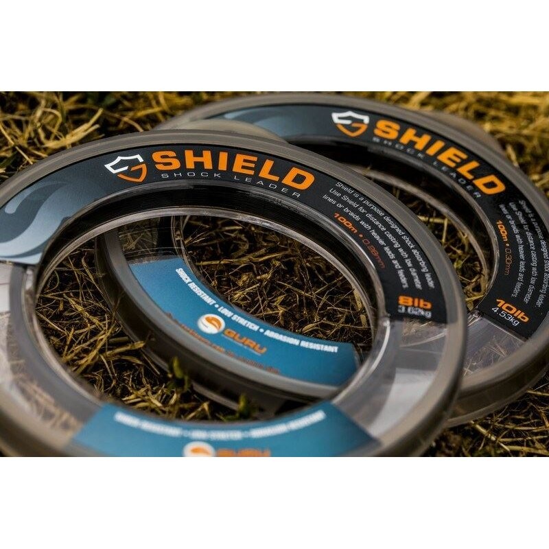 Fir Fluorocarbon Guru Shield Shockleader, 100m (Diametru fir: 0.33 mm)