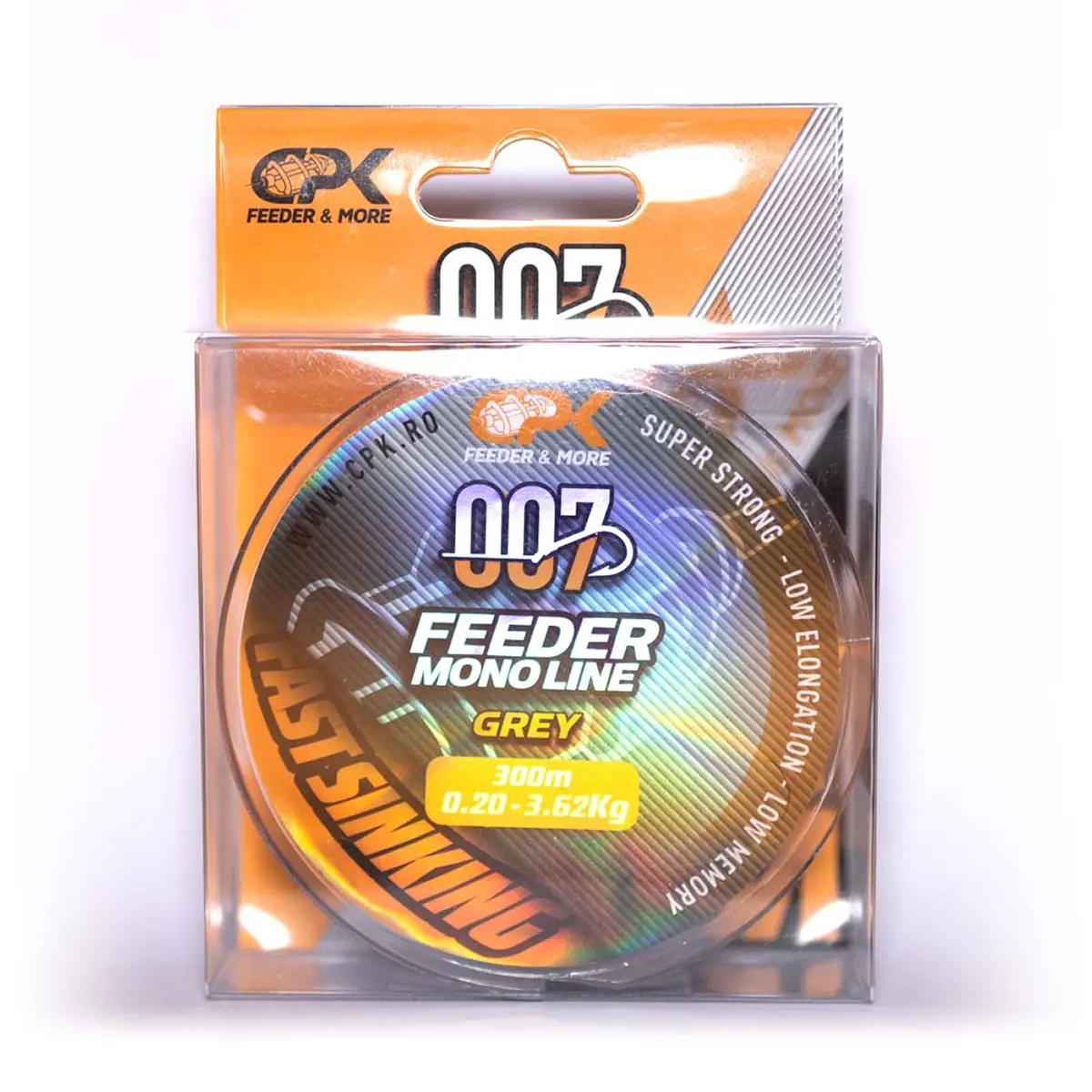 Fir Monofilament CPK Feeder Monoline, Grey, 300m (Diametru fir: 0.20 mm)
