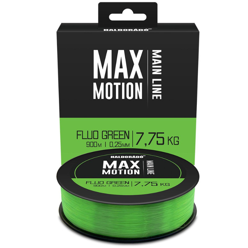 Fir Monofilament Haldorado Max Motion, Culoare Fluo Green (Diametru fir: 0.25 mm)