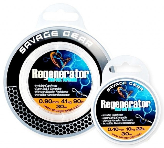 Fir Savage Gear Fluorocarbon Regenerator, Translucid, 30m (Diametru fir: 0.60 mm)