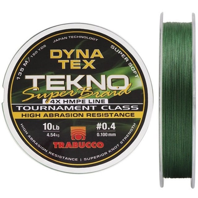 Fir Trabucco Tekno Super Braid, 135m (Diametru fir: 0.20 mm) - 1 | YEO