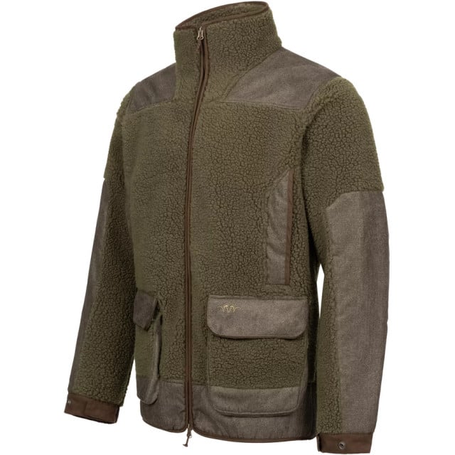 Jacheta Blaser Sherpa Fleece, dark olive (Marime: M) - 1 | YEO