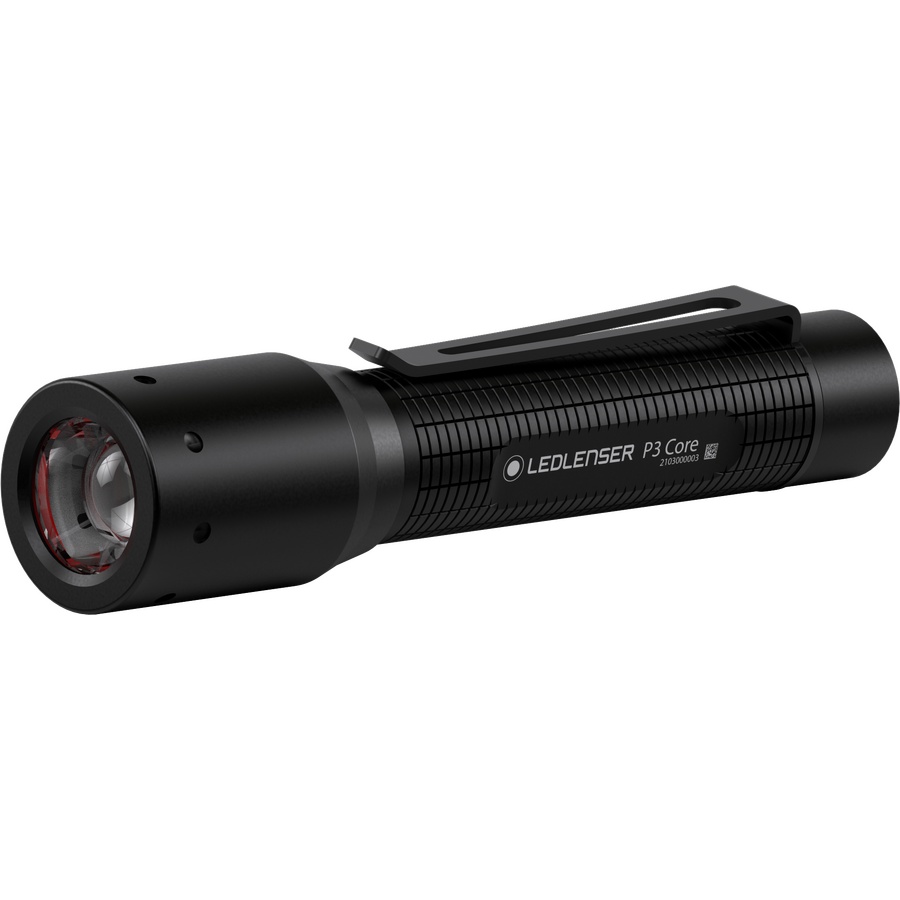 Lanterna de Mana Led Lenser P3 Core, Black, 90 Lumeni