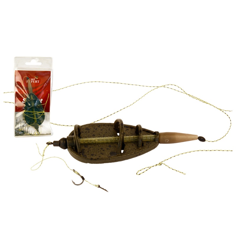 Montura Carp Expert Method Feeder Rig With Bait Sting, Nr.8 (Varianta: 40g 7mm)