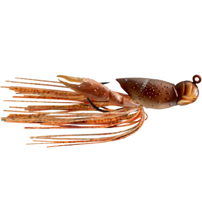 Naluca Livetarget Hollow Crawfish Jig, culoare Natural-Brown, 4.5cm, 14g