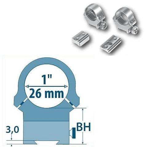 Prindere fixa D= 26mm/ H= 18,5mm Argo