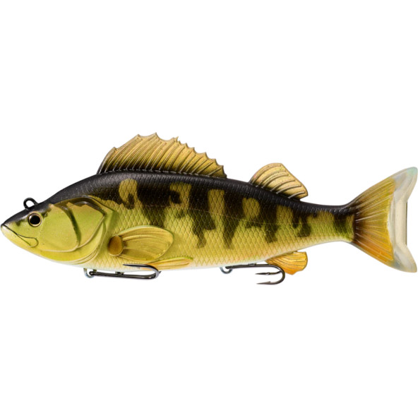 Shad Livetarget Yellow Perch Swimbait, culoare Gold-Olive, 13.4cm, 35g