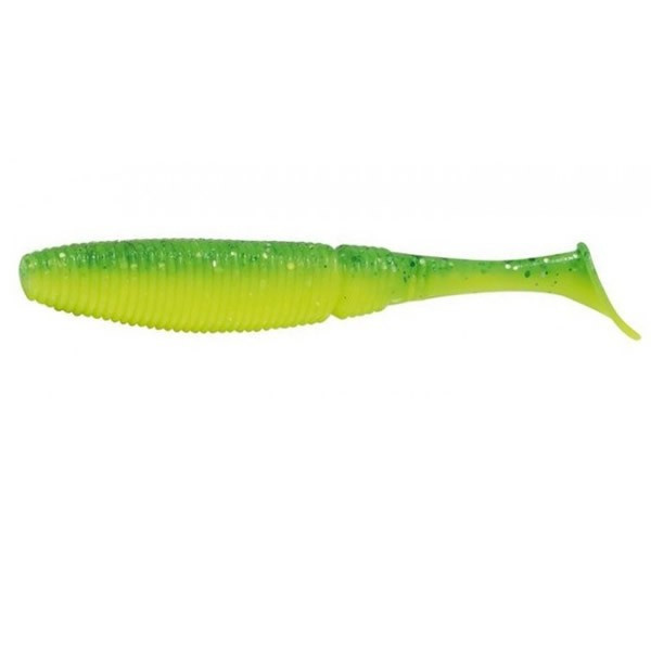 Shad Power Shad Dual Lime Yellow 10cm, 8buc/plic Rapture