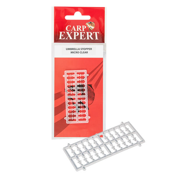 Stopper micro Carp Expert, transparent, 20 buc