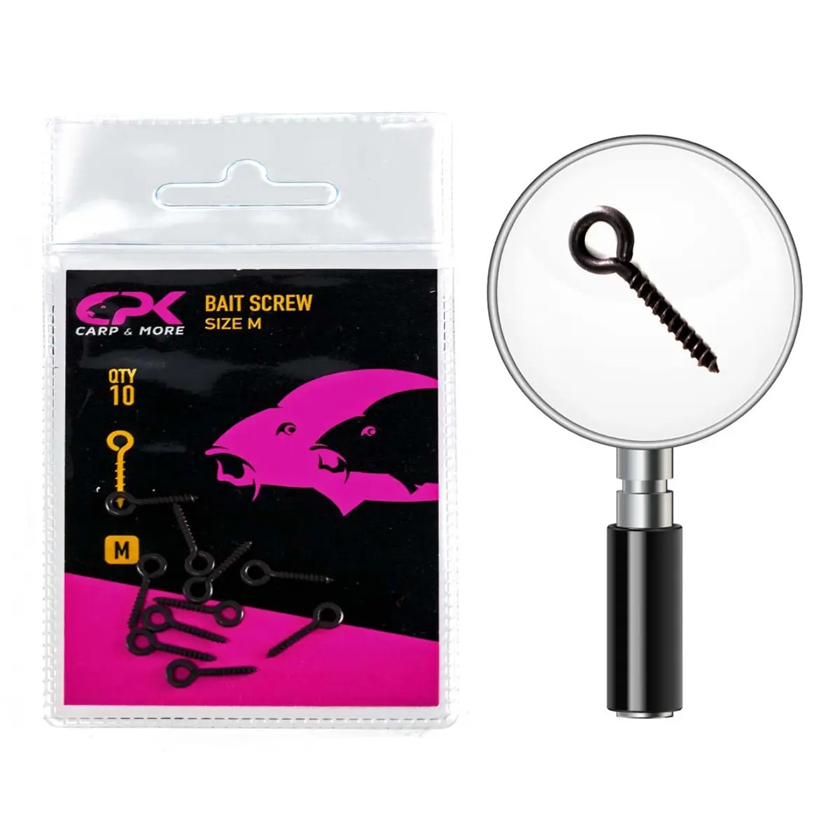 Surub pentru Momeala CPK Bait Screw, 10buc/plic (Marime: 7 mm) - 1 | YEO