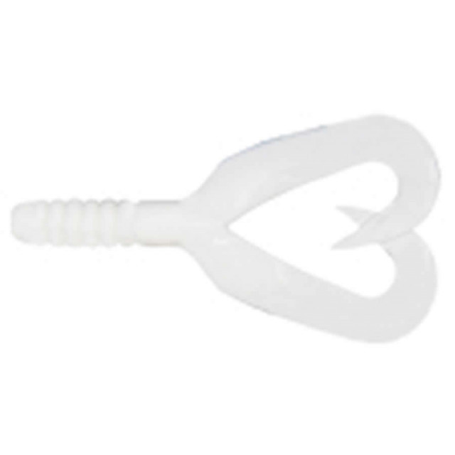 Twister Mann\'s Twintail, White, 4cm, 8buc