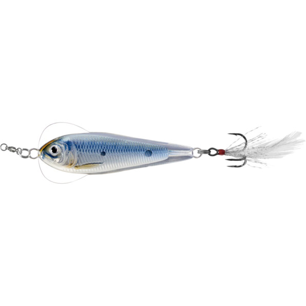 Vobler Livetarget Flitter Shad, culoare Silver-Blue, 6cm, 21g