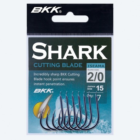 Carlige BKK Iseama Shark, Black Nickel