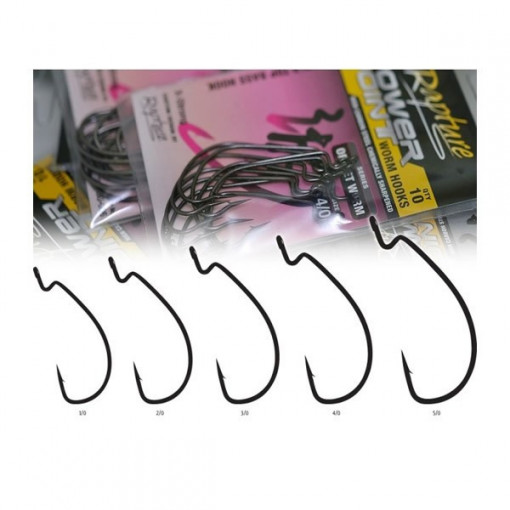 Carlige Offset Magna Super Lock Worm 10 buc/plic Rapture