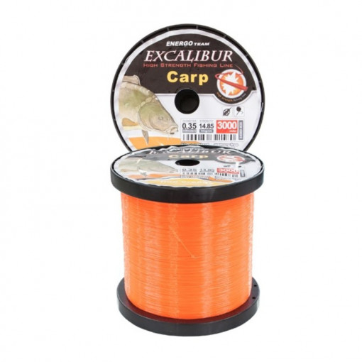 Fir EnergoTeam Excalibur Carp, Portocaliu Fluo, 3000m