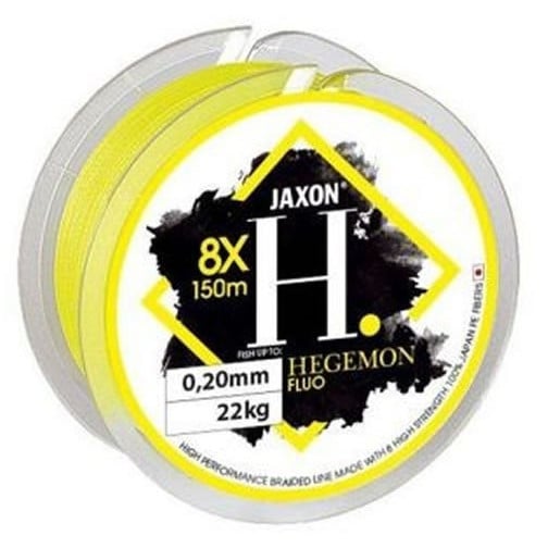 Fir textil Jaxon Hegemon 8X galben fluo, 150m