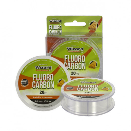 Fir Wizard Fluorocarbon, transparent, 20m