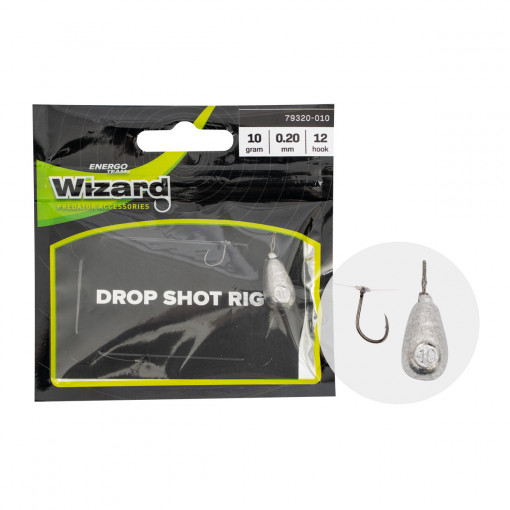 Montura Energoteam Wizard Leader Fluorocarbon Drop Shot Rig