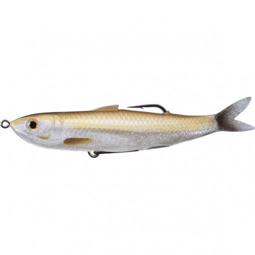 Naluca Livetarget Hollow Shiner, culoare Amber-Silver Flake, 11.5cm, 14g