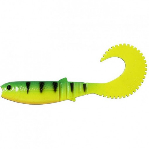 Shad Cannibal Curltail 10cm/5g/Firetiger 4buc/pl Savage Gear