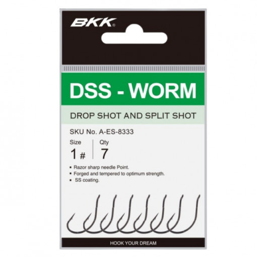 Carlige BKK DSS-Worm, 7buc