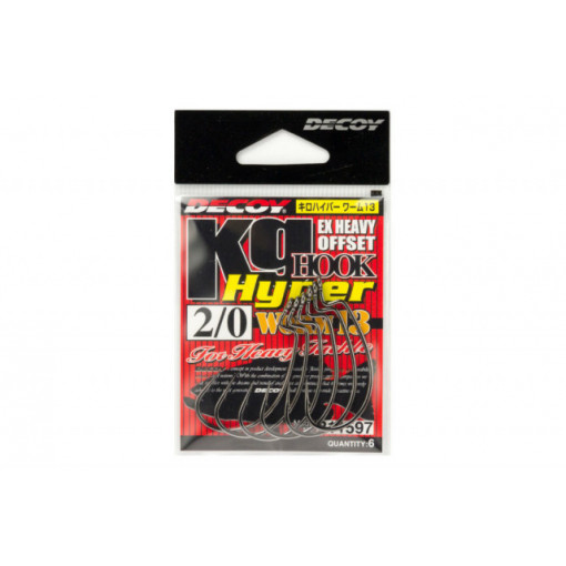 Carlige Offset Decoy Worm 13 Kg Hyper