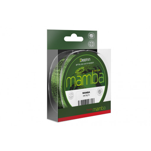 Fir Monofilament Delphin Mamba Feeder, Culoare Camo, 200m