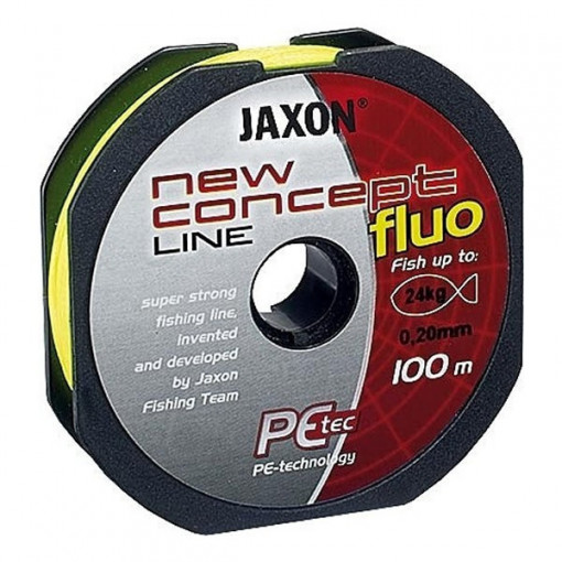 Fir textil Concept Line 100m galben fluo Jaxon