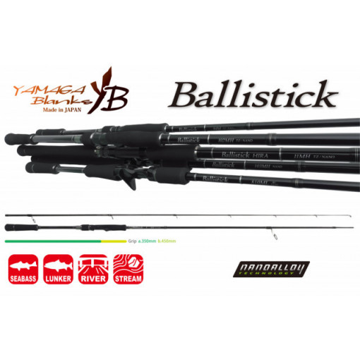 Lanseta Yamaga Blanks Ballistick 86M TZ/NANO, 2.605m, 6-32g, 2