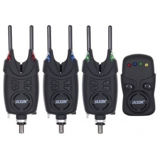 Set avertizoare Jaxon XTR Carp Sensitive Energy cu statie, 3+1