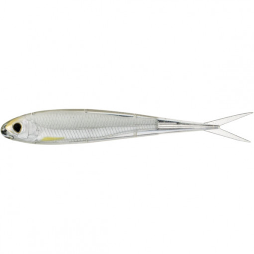 Shad Livetarget Minnow Soft Jerkbait, culoare Silver-Pearl, 10cm, 4buc