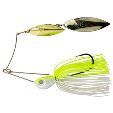 Spinnerbait Mustad Arm Lock, 7g, Chartreuse-White